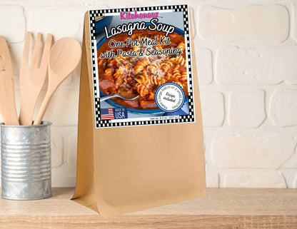 Lasagna Soup One Pot Dish Kit with Seasoning and Pasta