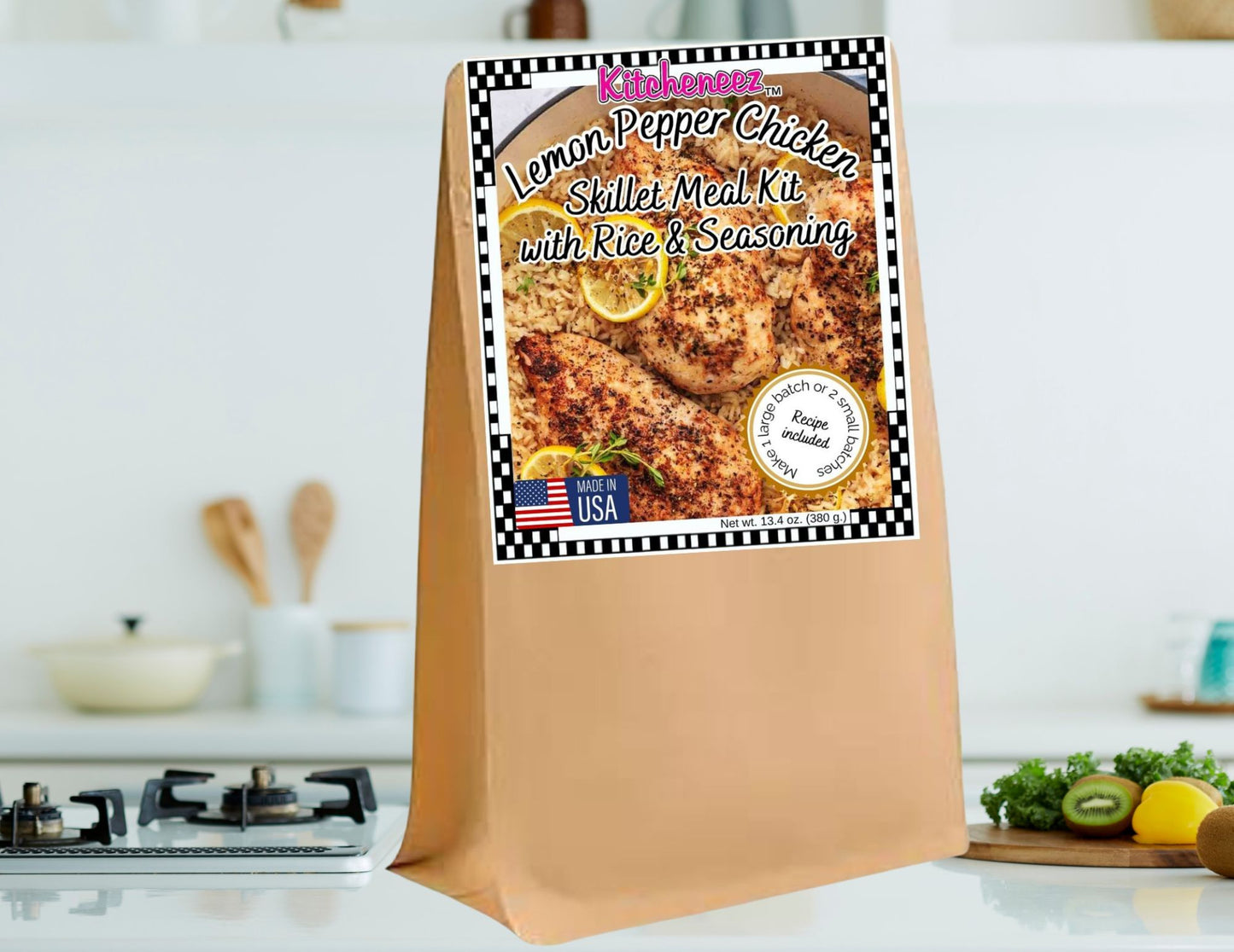 Lemon Pepper Chicken Rice Skillet Meal Kit