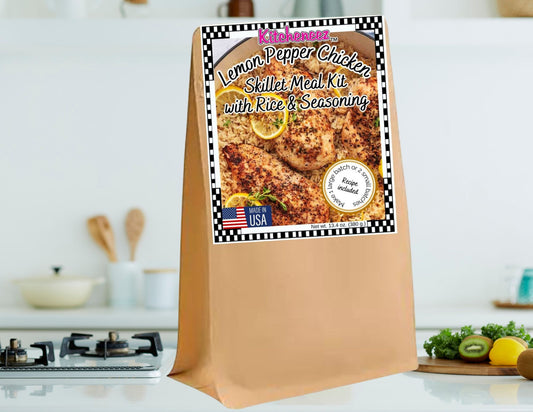Lemon Pepper Chicken Rice Skillet Meal Kit