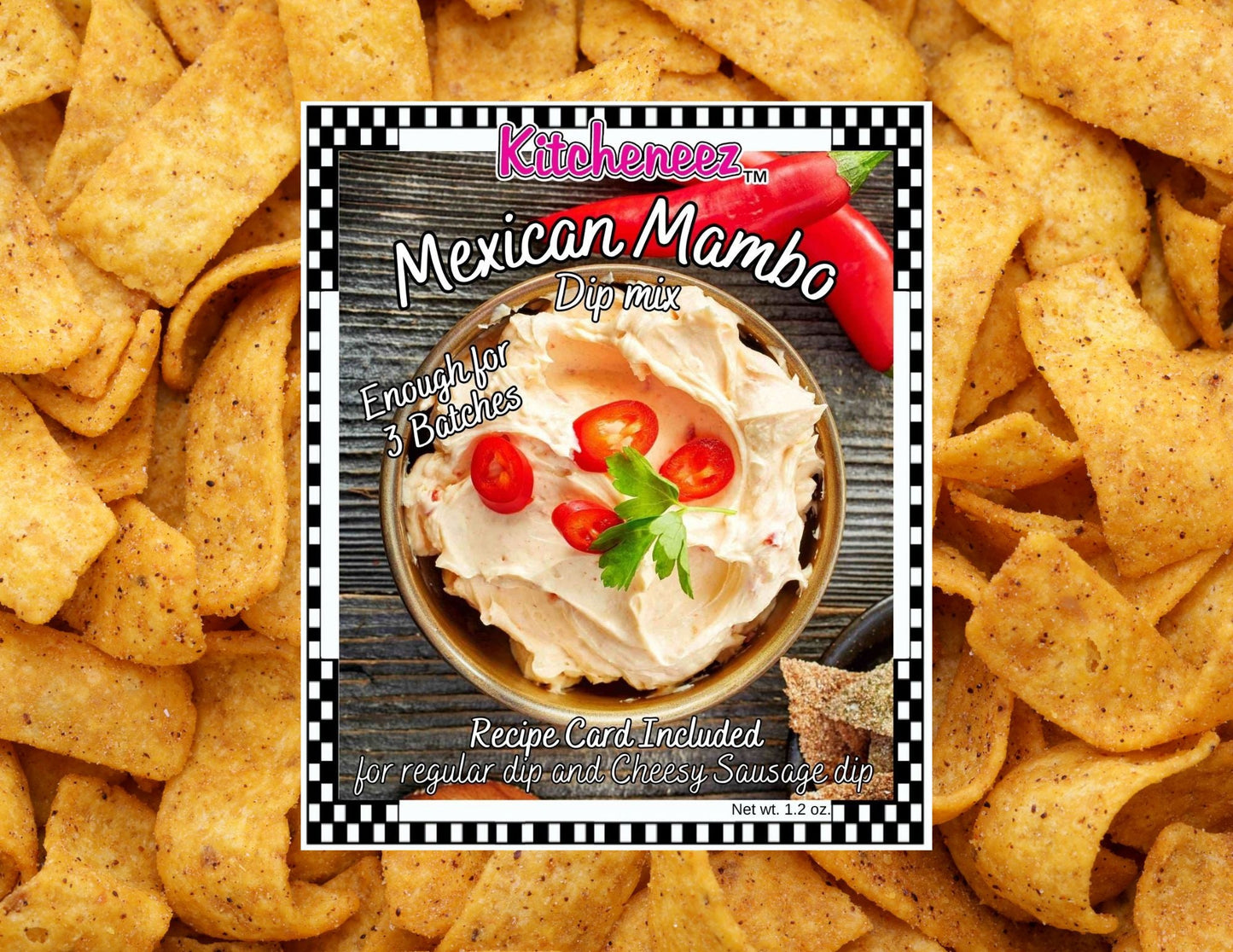 Mexican Mambo dip mix (with a bonus recipe for Cheesy Sausage Dip) - Kitcheneez Mixes & More!