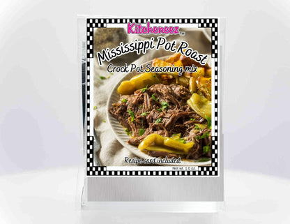 crock pot mix Mississippi Pot Roast Crockpot Spice Seasoning- Amazing!