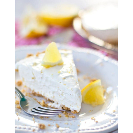 An easy no bake lemon pie with a creamy texture and a tang of lemon flavor in every bite.