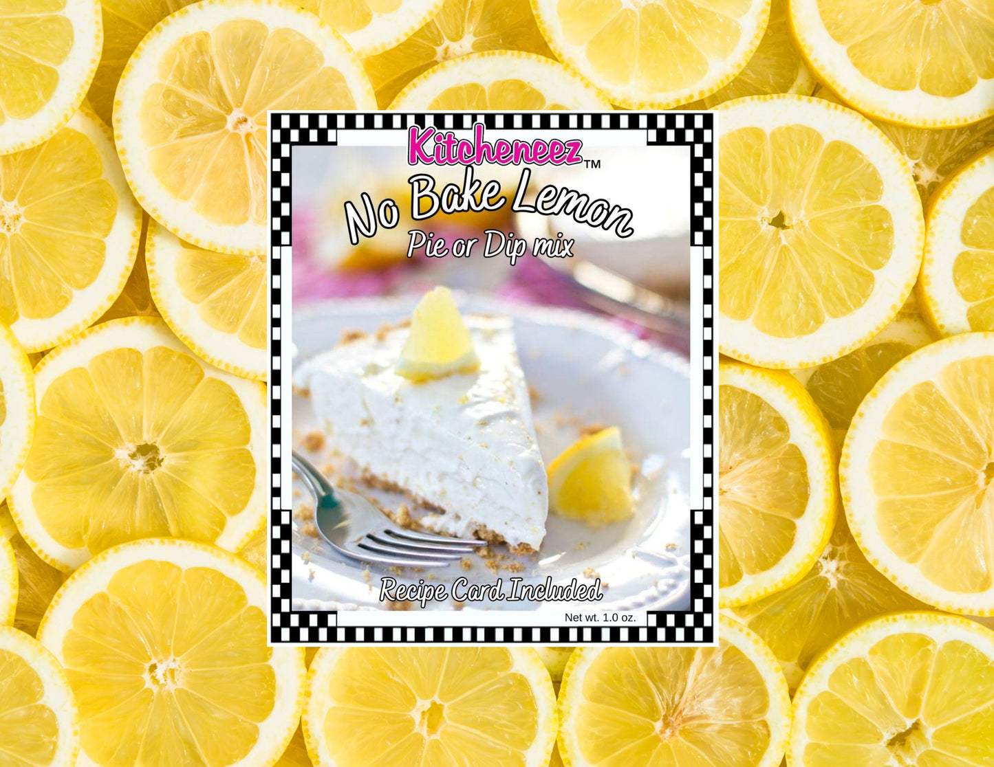 No Bake Lemon Pie with Quick Pie and Dip recipe included - Kitcheneez Mixes & More!