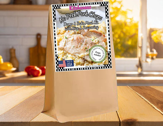 No Peek Pork Chops Dump 'n Bake Rice kit