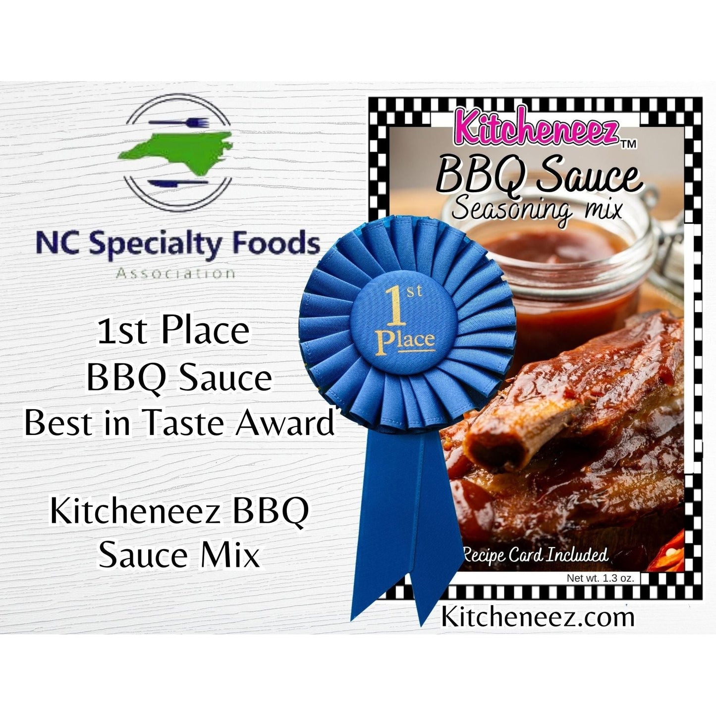 Our Prize Winning BBQ Sauce mix - Kitcheneez Mixes & More!