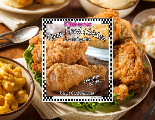 Oven Fried Chicken Spice Seasoning - Kitcheneez Mixes & More!