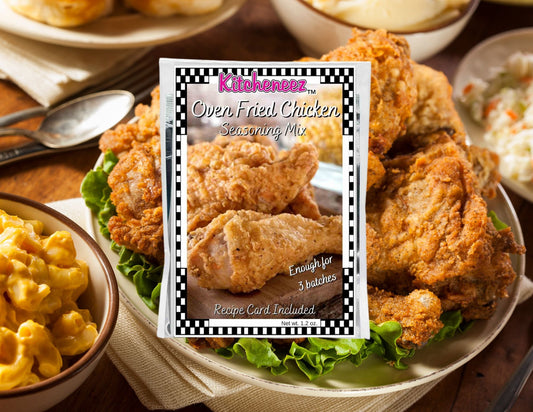 Oven Fried Chicken Spice Seasoning - Kitcheneez Mixes & More!