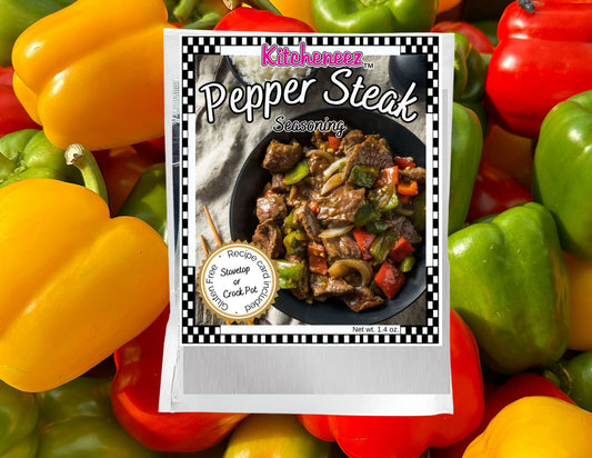 Pepper Steak Spice Seasoning for Crockpot or Stovetop- limited time
