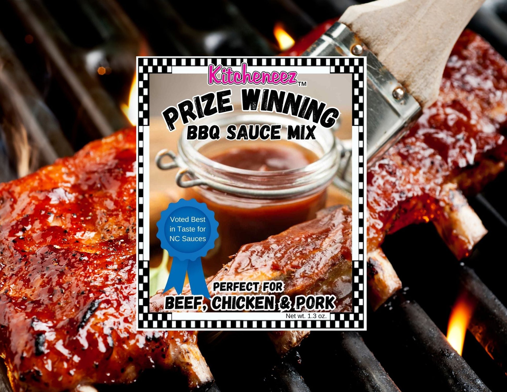 Prize Winning BBQ Sauce mix - Kitcheneez Mixes & More!