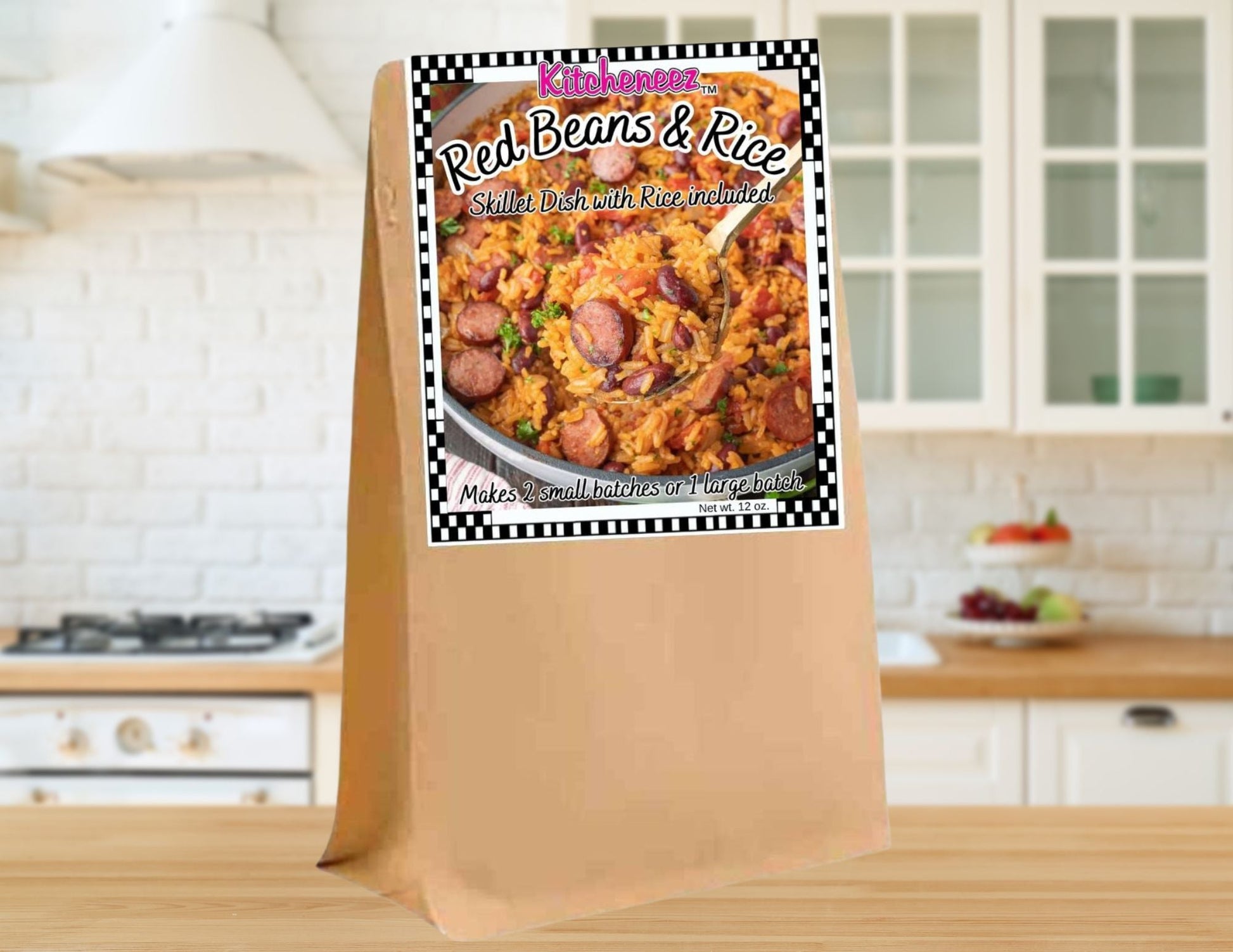 Red Beans & Rice Skillet Meal Kit - Kitcheneez Mixes & More!