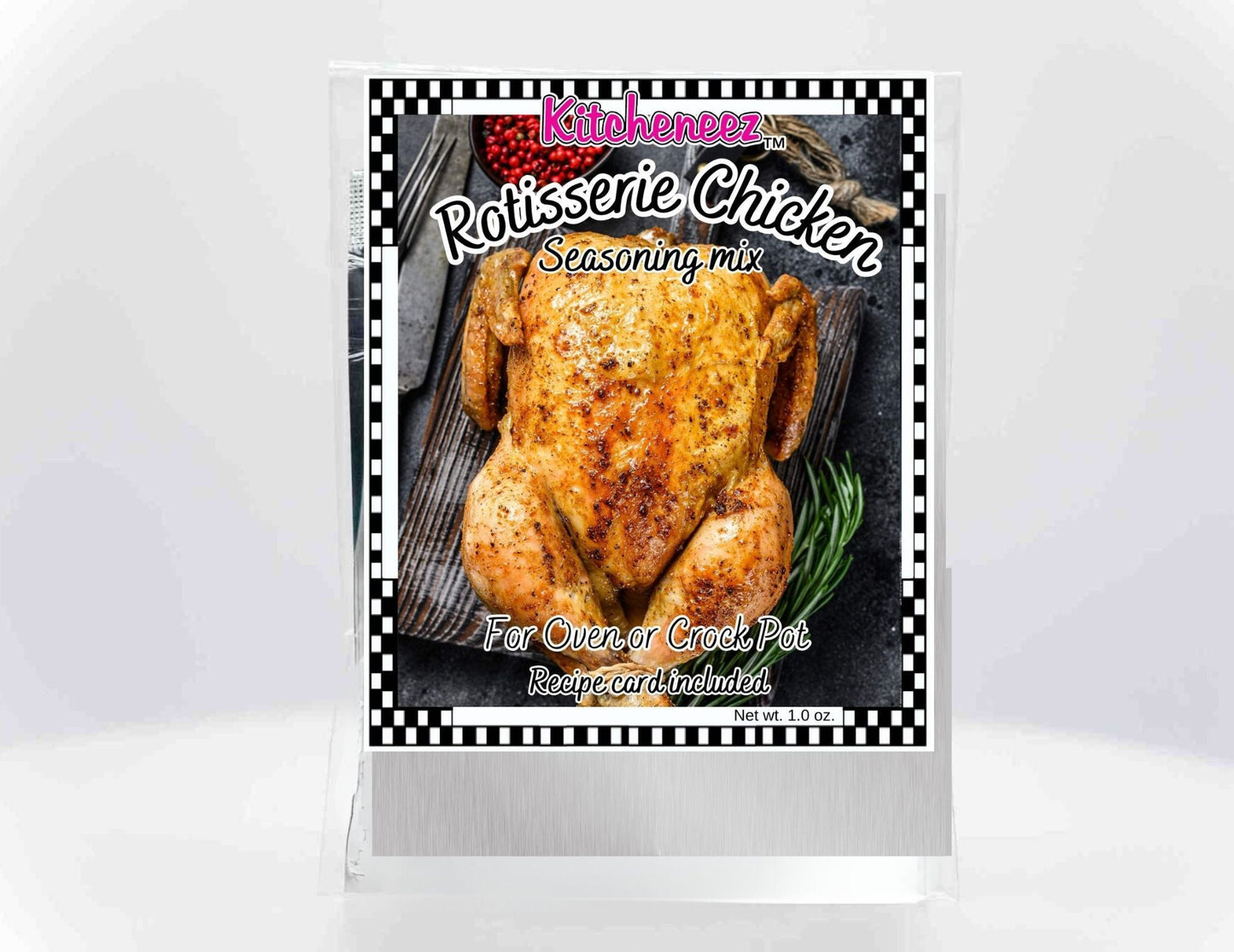 Rotisserie Chicken Spice Seasoning for Crockpot or Oven - Kitcheneez Mixes & More!