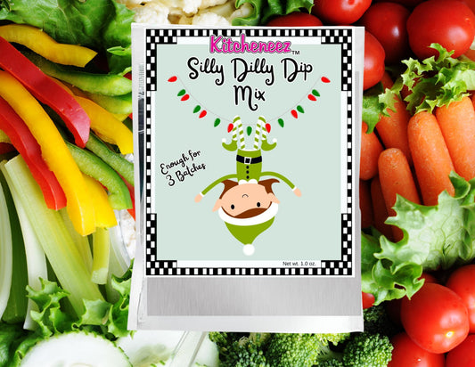 Silly Dilly Dill dip mix -Holiday Packaging