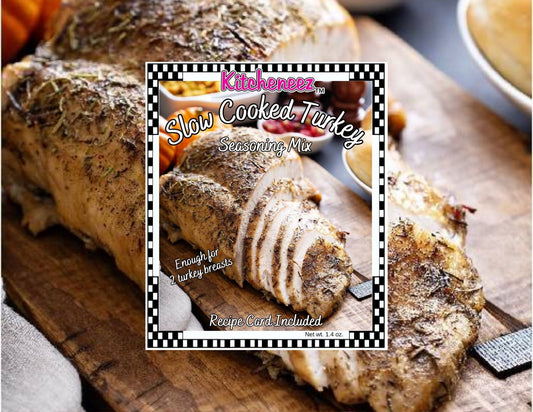 Slow Cooked Turkey Seasoning - Kitcheneez Mixes & More!