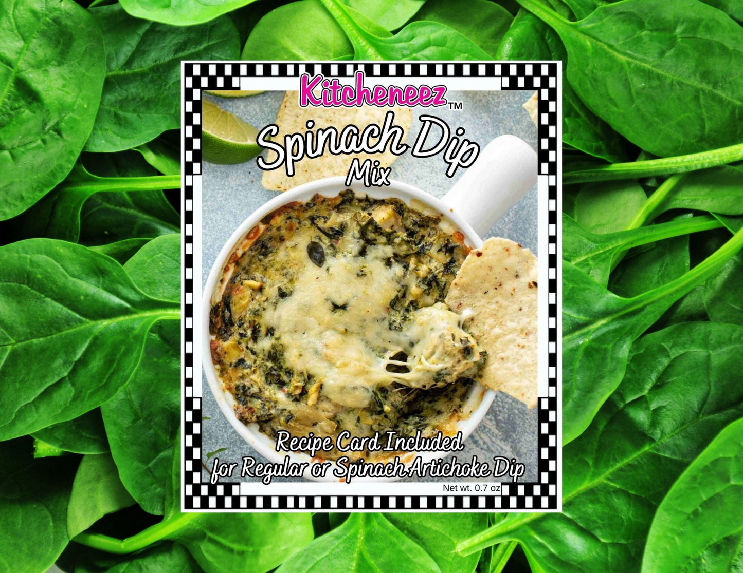 Spinach dip mix (with bonus Spinach Artichoke dip recipe) - Kitcheneez Mixes & More!