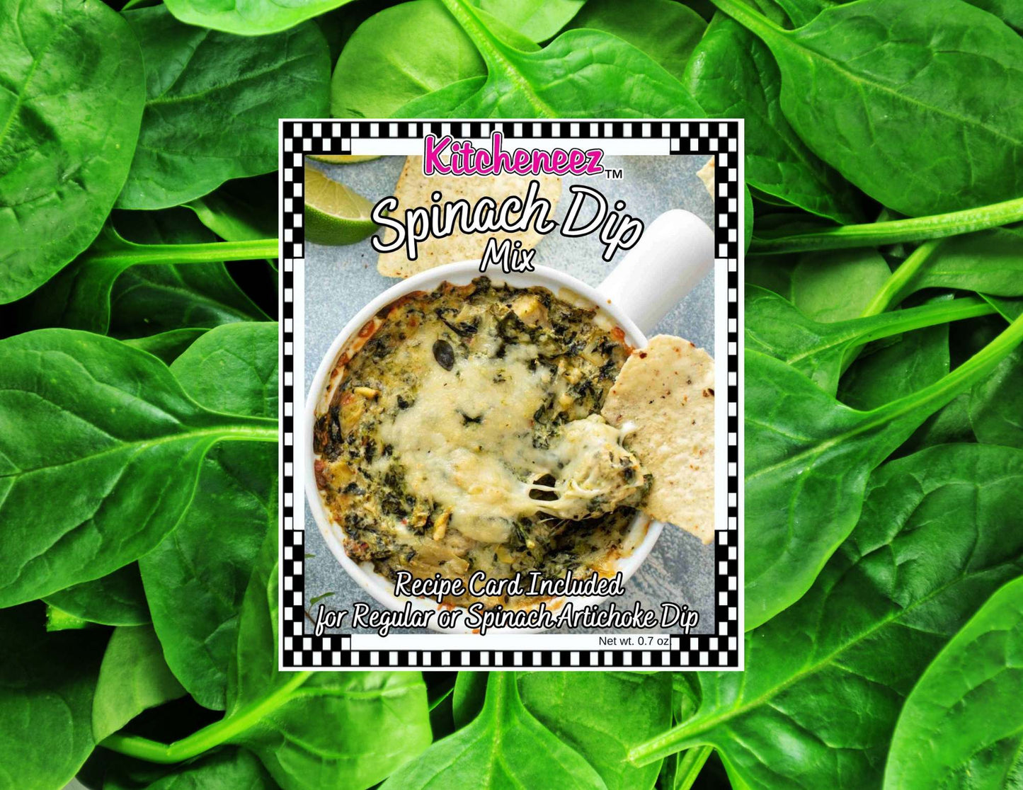 Spinach dip mix (with bonus Spinach Artichoke dip recipe) - Kitcheneez Mixes & More!