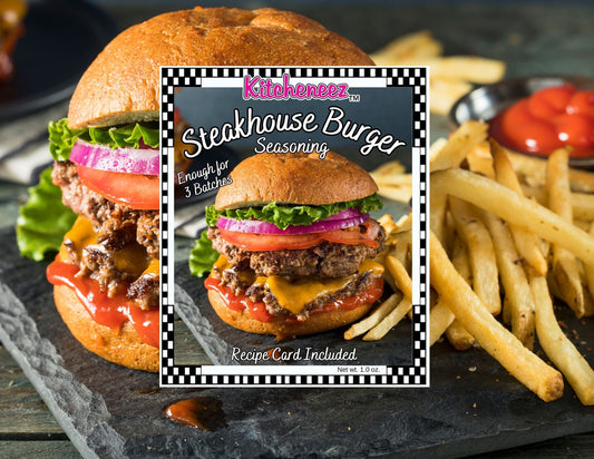 Steakhouse Burger Spice Seasoning - Kitcheneez Mixes & More!