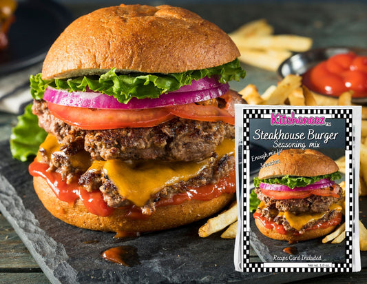 Steakhouse Burger Spice Seasoning - Kitcheneez Mixes & More!