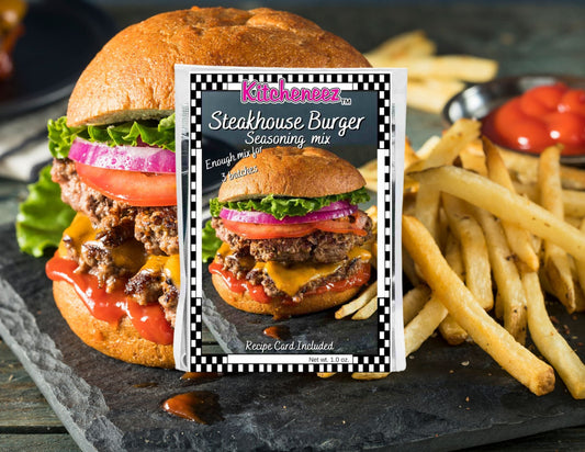 Steakhouse Burger Spice Seasoning - Kitcheneez Mixes & More!