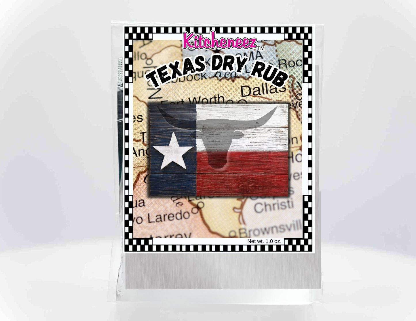 Texas Dry Rub - The perfect rub for briskets, beef ribs and chuck roasts! - Kitcheneez Mixes & More!