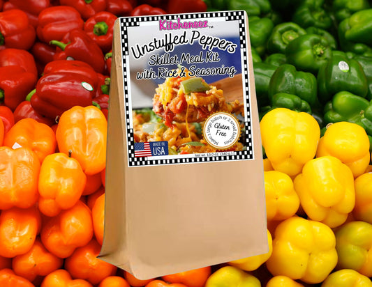 Unstuffed Peppers Skillet Meal Kit with Spices and Rice