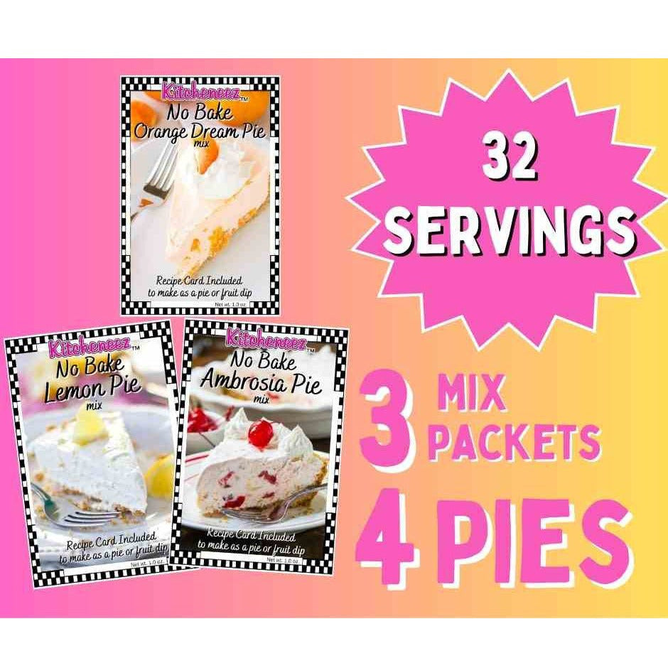 32 Servings Pie Bundle - Kitcheneez Mixes & More!