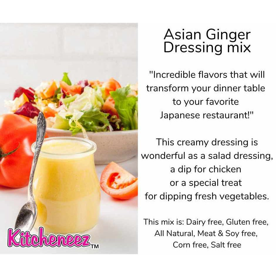 Asian Ginger Dressing mix - Kitcheneez Mixes & More!