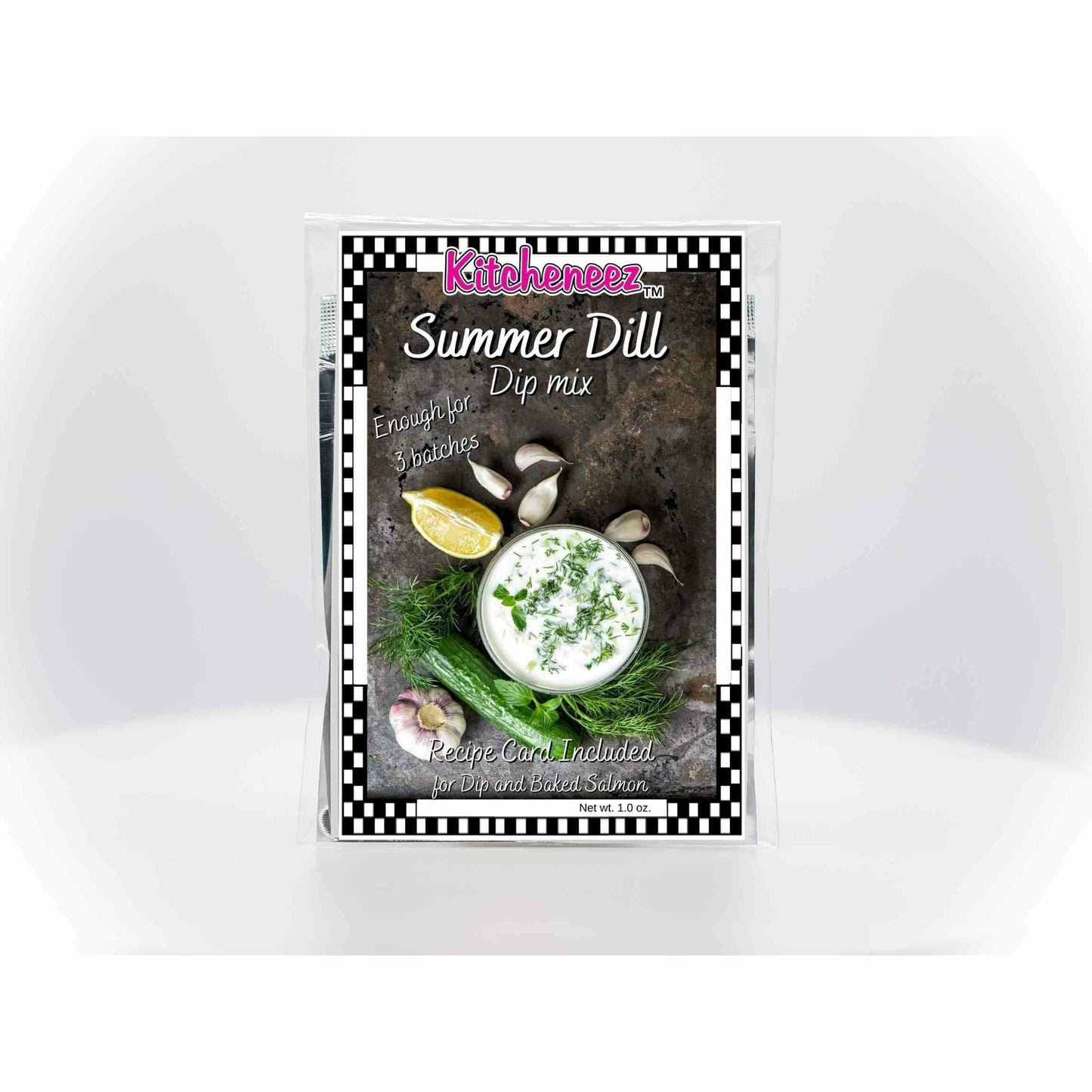 Summer Dill dip mix (with bonus recipe for Baked Salmon)