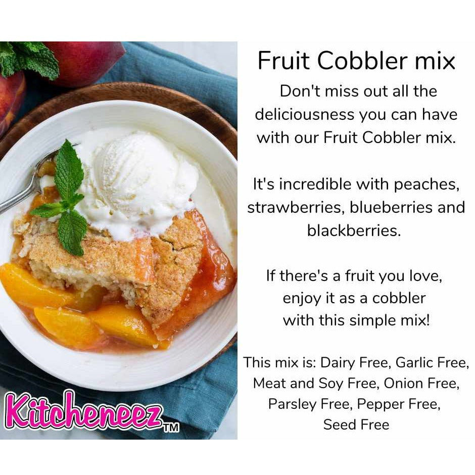 Fruit Cobbler mix - Kitcheneez Mixes & More!