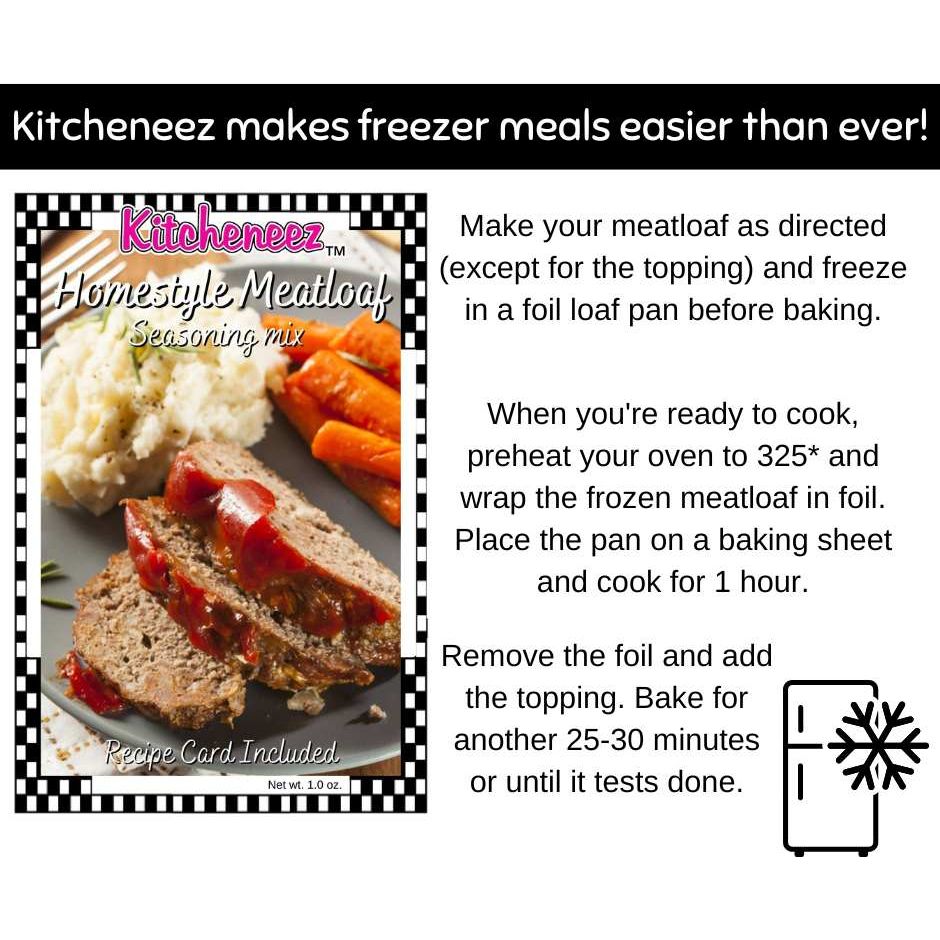 Homestyle Meatloaf seasoning - Kitcheneez Mixes & More!