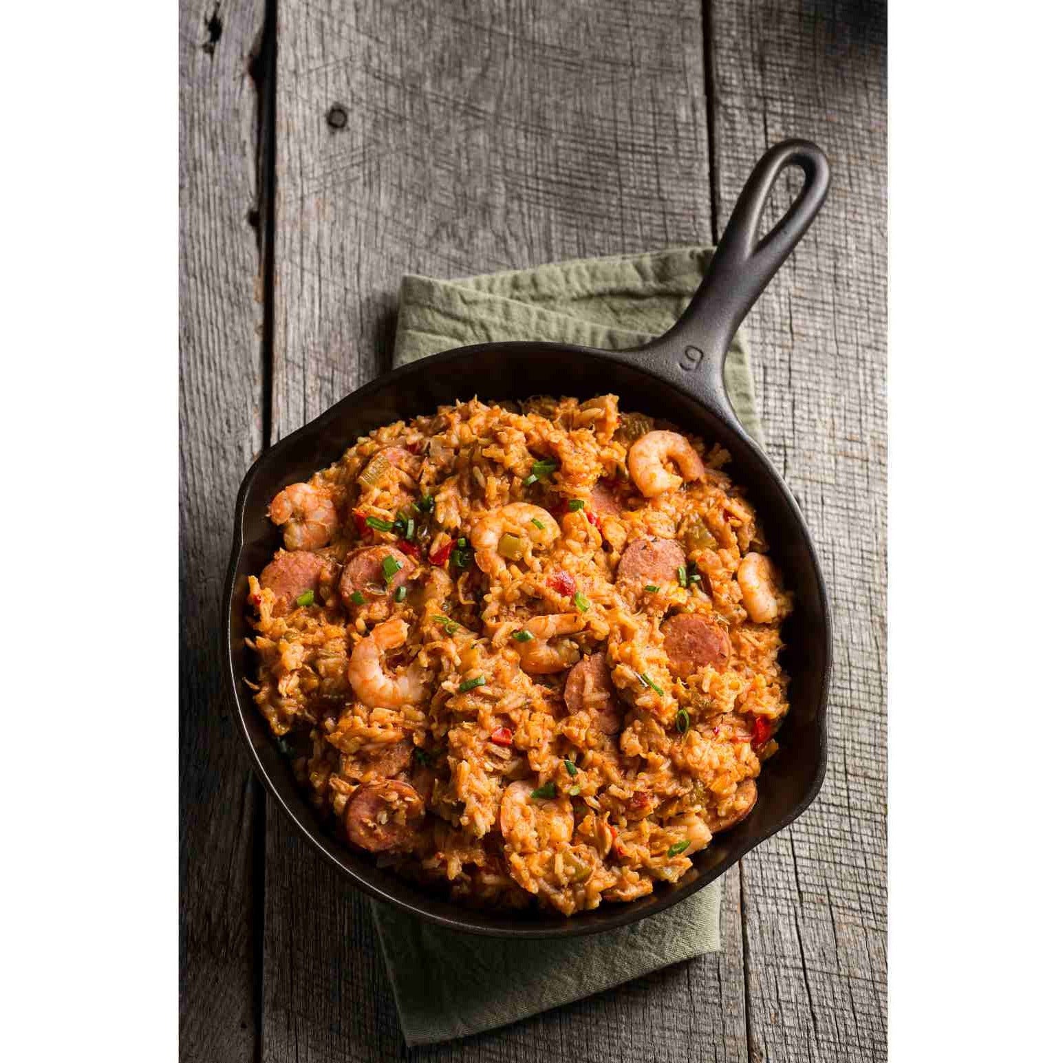 Jambalaya Skillet Meal with rice and seasoning - Kitcheneez Mixes & More!