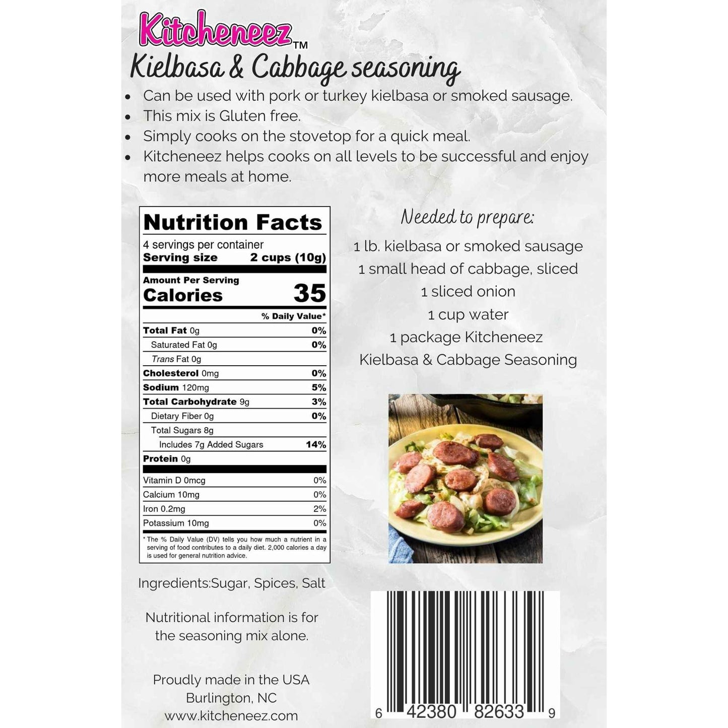 Kielbasa & Cabbage Seasoning