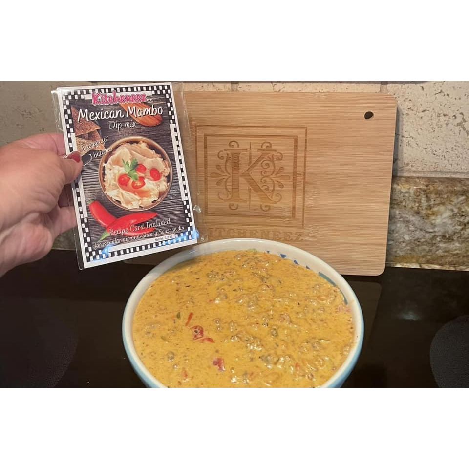 Mexican Mambo dip mix (with a bonus recipe for Cheesy Sausage Dip) - Kitcheneez Mixes & More!