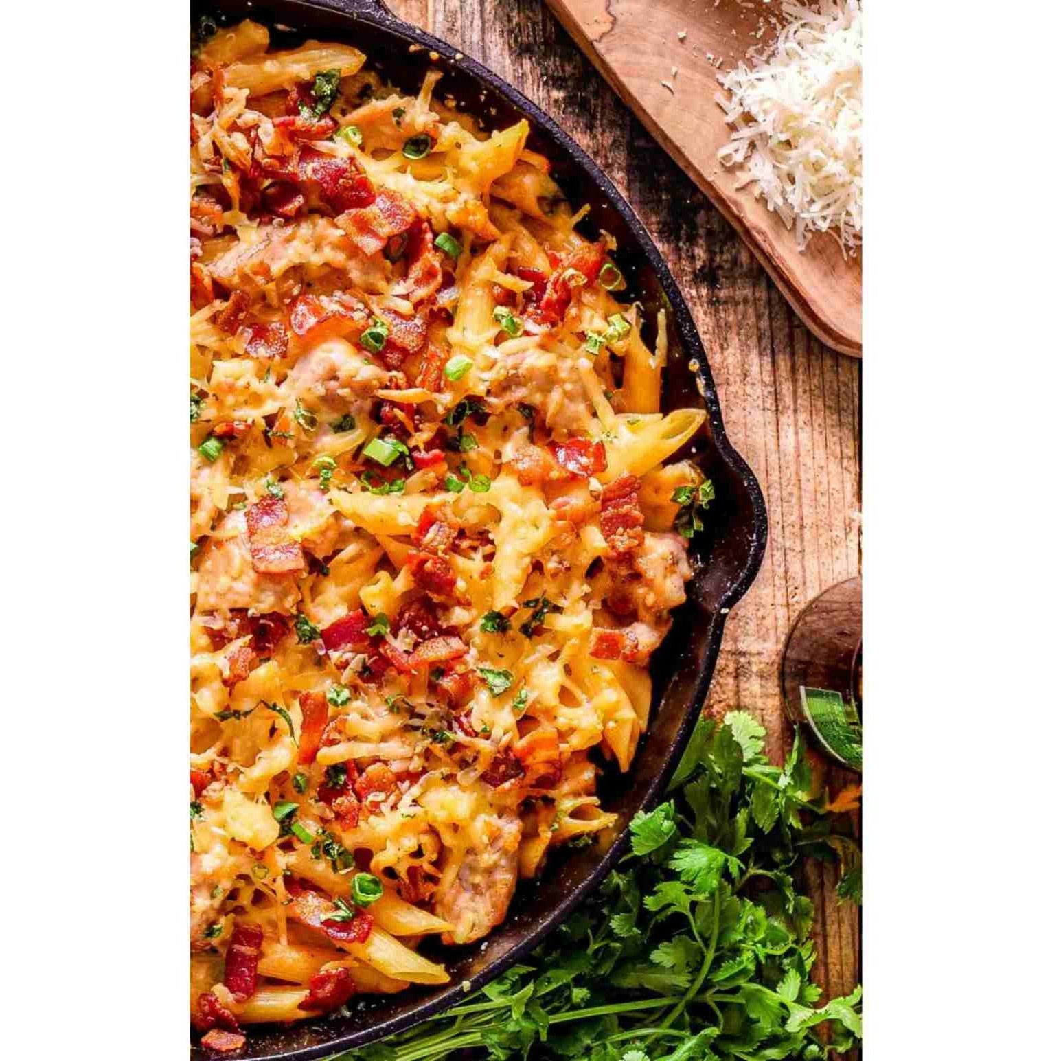Monterey BBQ Chicken Skillet Meal with pasta included - Kitcheneez Mixes & More!