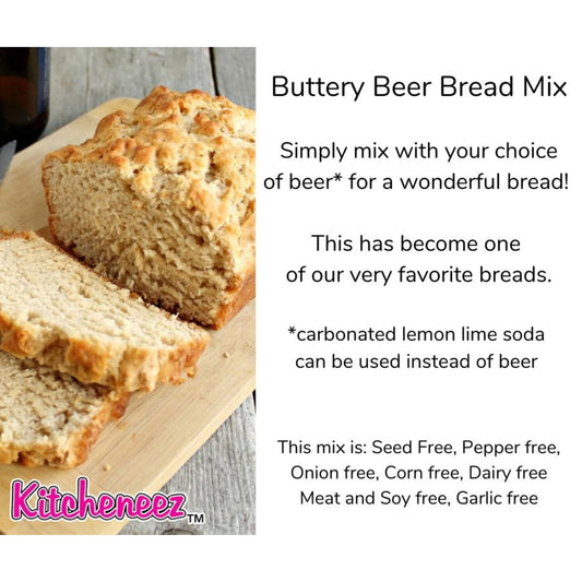 PRE-ORDER Buttery Beer Bread Mix - Kitcheneez Mixes & More!