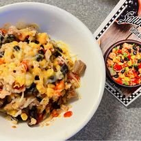 Southwest Chicken Skillet Dish with rice included - Kitcheneez Mixes & More!